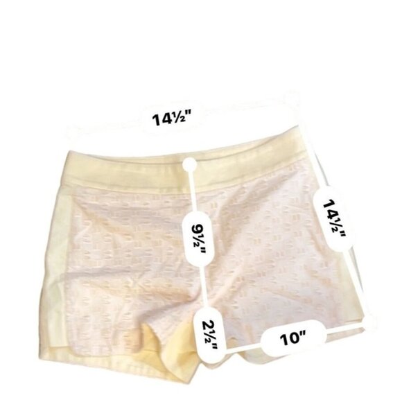 (5 for $25) J.Crew Eyelet and Basket-weave Short in Pale Puff size 6 - Picture 4 of 4